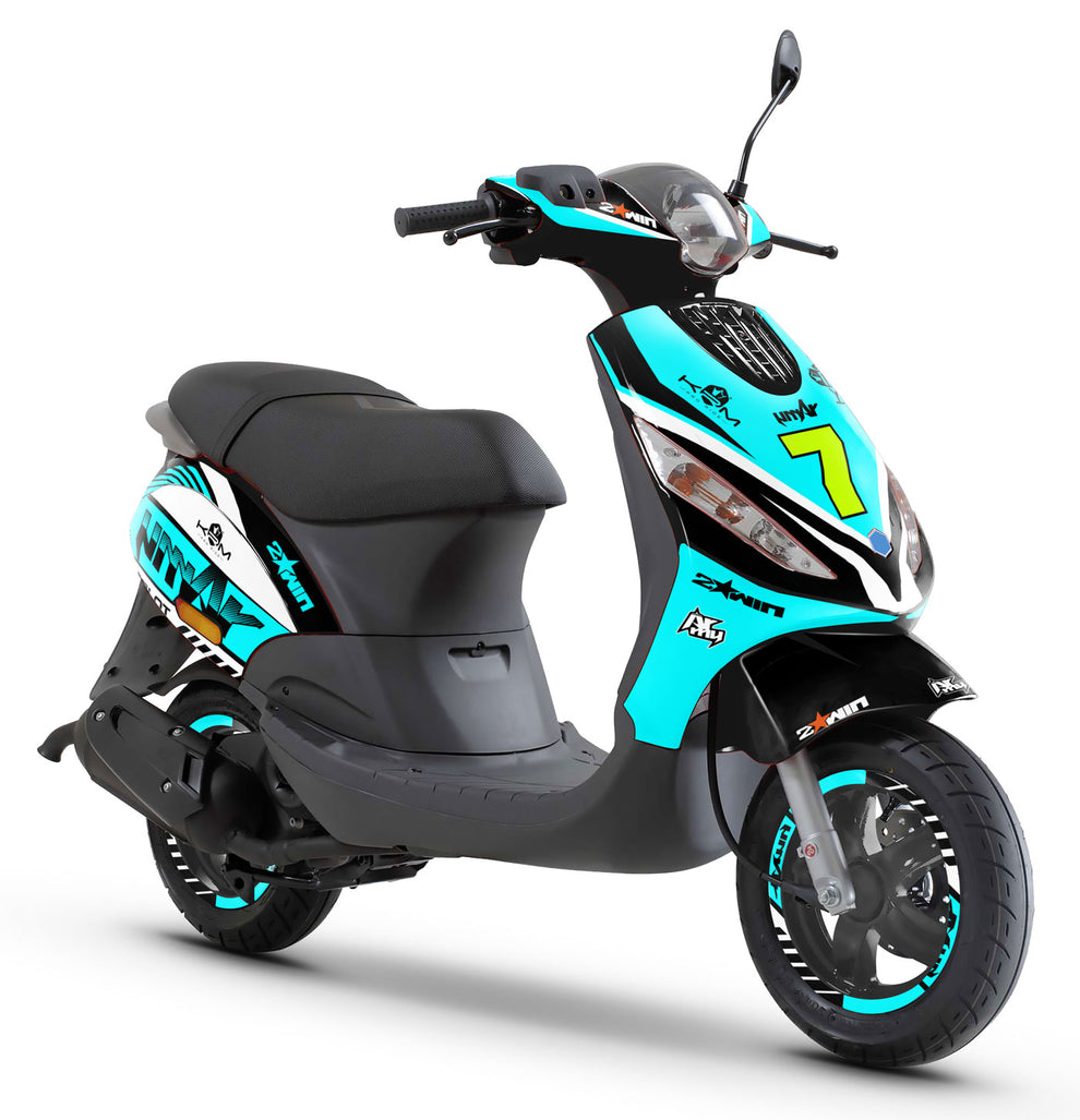 Graphic decals Piaggio Zip 50cc Leopard (2000-2025) - Bold and unique ...