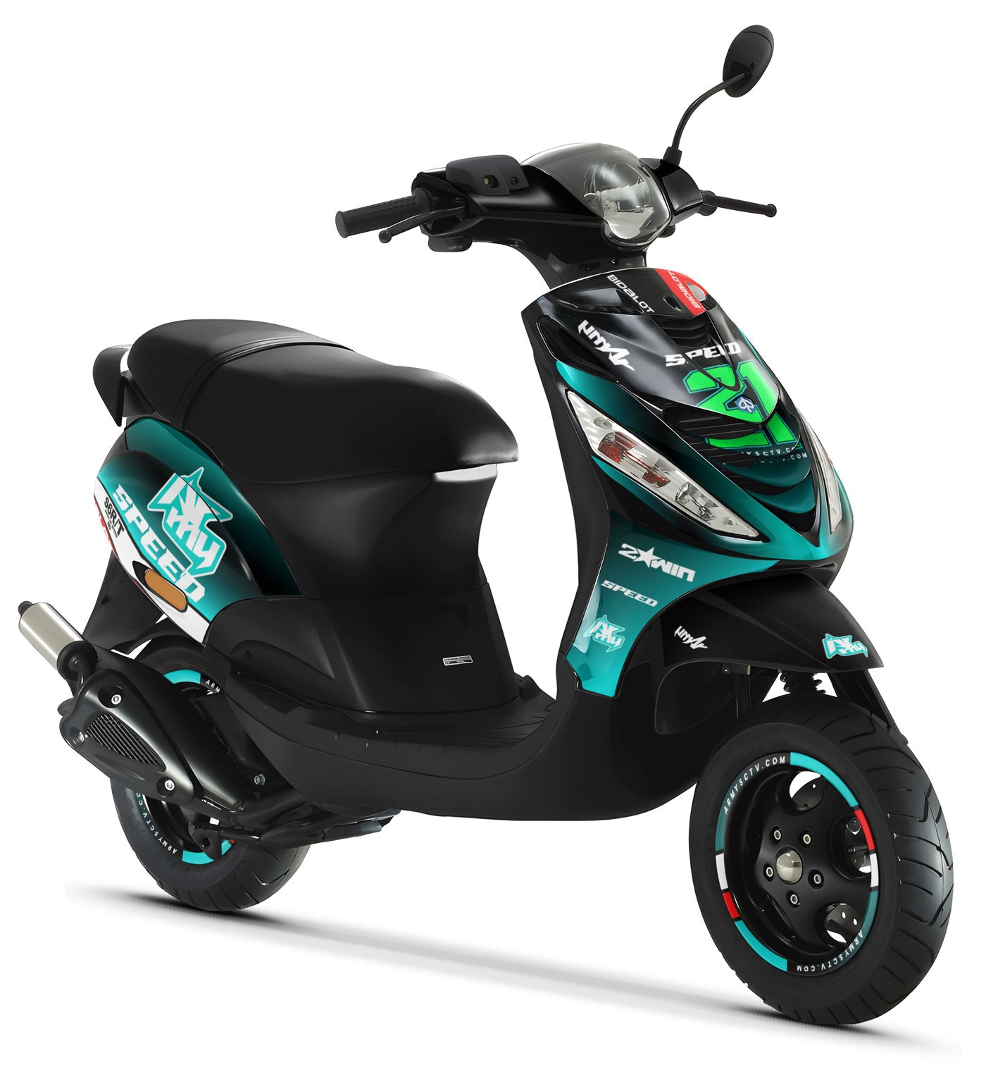 Kit déco Piaggio Zip SP2 2001-2016 Petronas