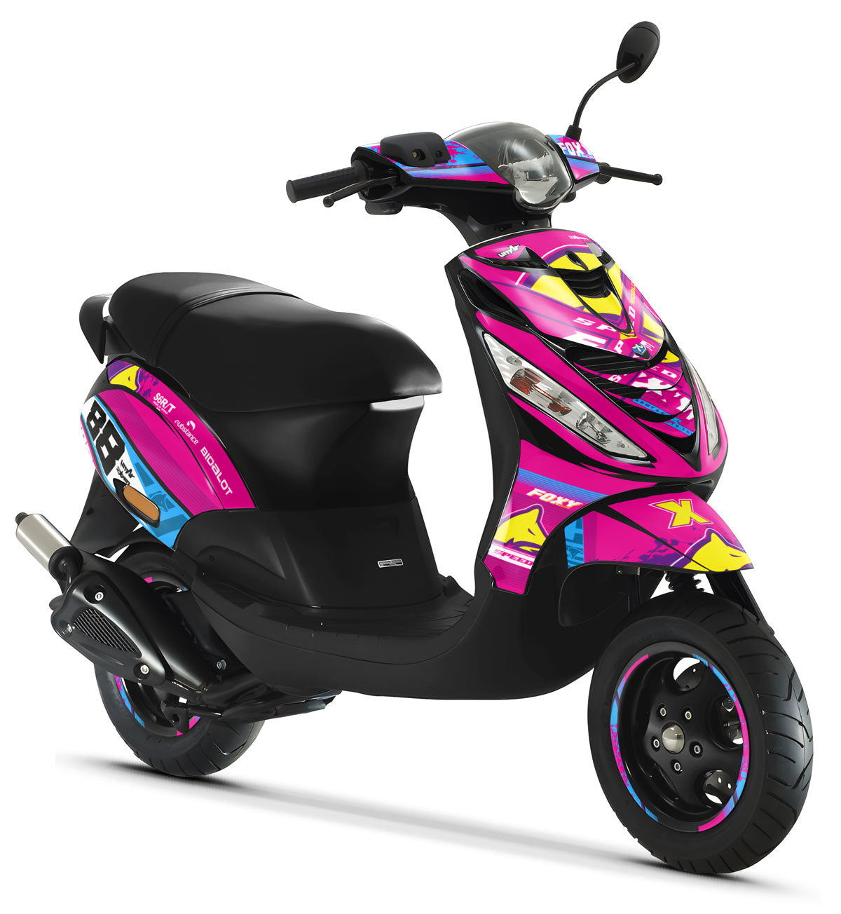 Kit déco Piaggio Zip SP2 2001-2016 Pink Fox