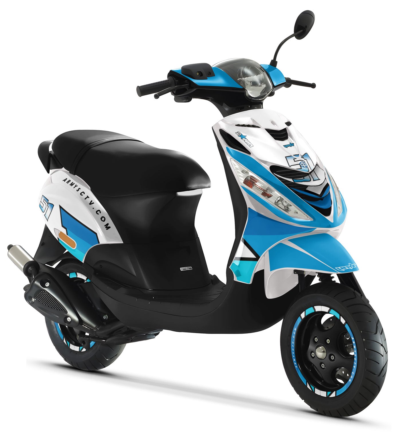 Kit pegatinas Piaggio Zip SP2 2001-2016 Polini