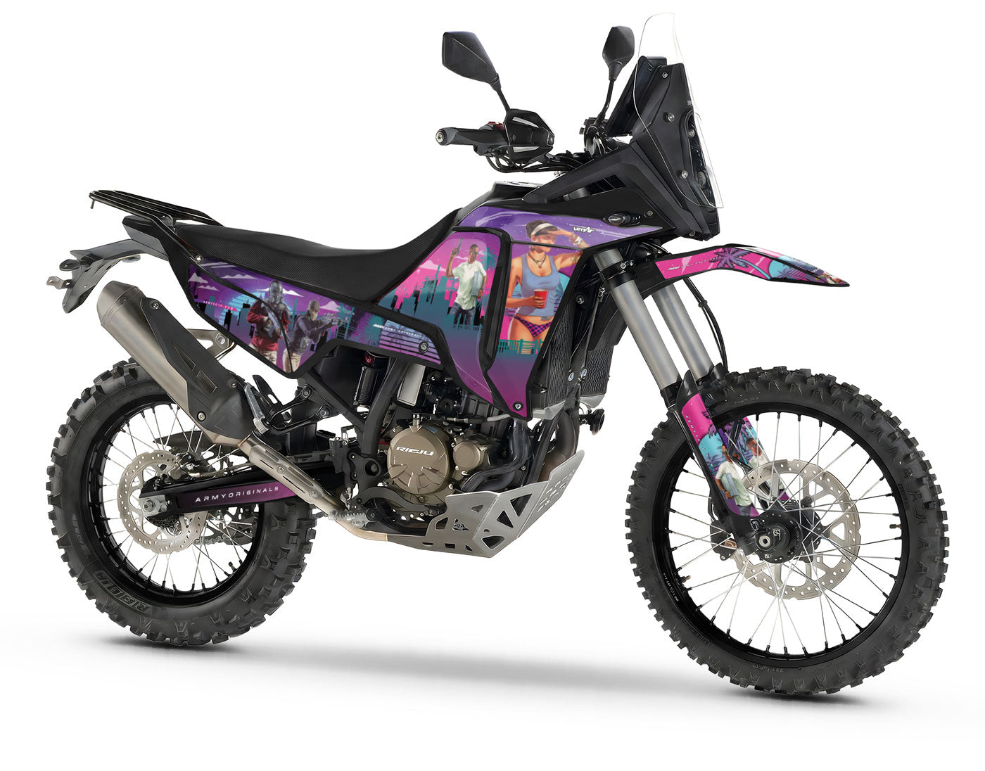 Rieju Aventura Rally 307 Graphics kit GTA Style