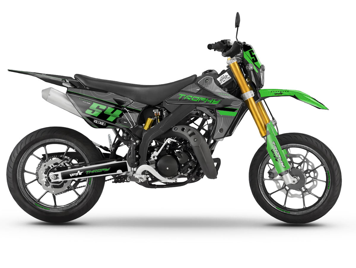 Kit pegatinas Rieju MRT 50cc 2009-2021 Green Stuff