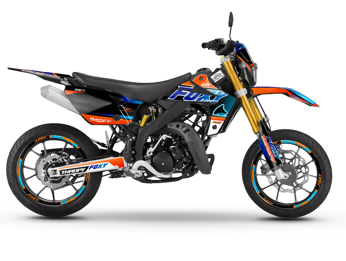 Graphics kit Rieju MRT 50cc 2009-2021 Orange Fox
