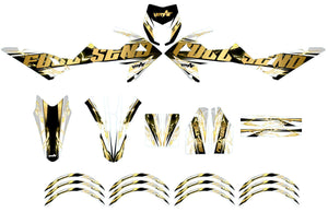 Kit déco Rieju MRT 50cc 2022-2025 Haymaker | autocollants moto | personnalisation 50cc | armysctv