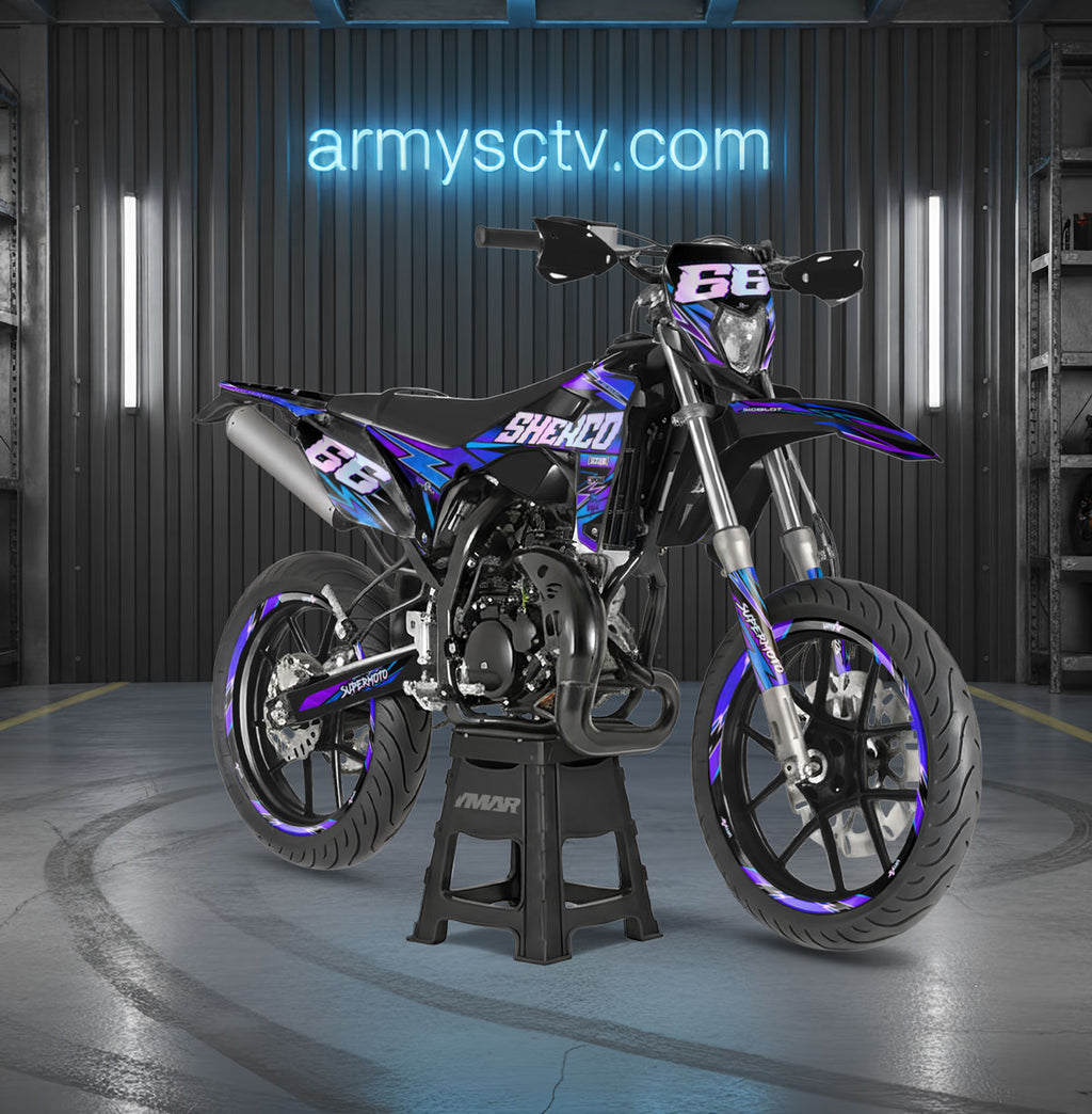 Kit déco 100% perso Sherco 50cc 2017-2025