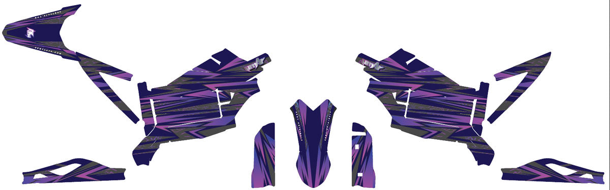 Graphics-kit Zero XE (2025-2026) Purpink | Zero Neon Graphics