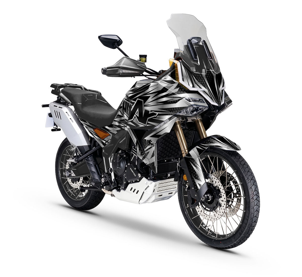Graphics kit Zontes 703 F 2025-2026 Illu Grey