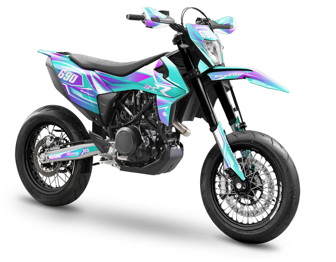 Kit déco KTM 690 SMCR 2019-2023 MX Sky