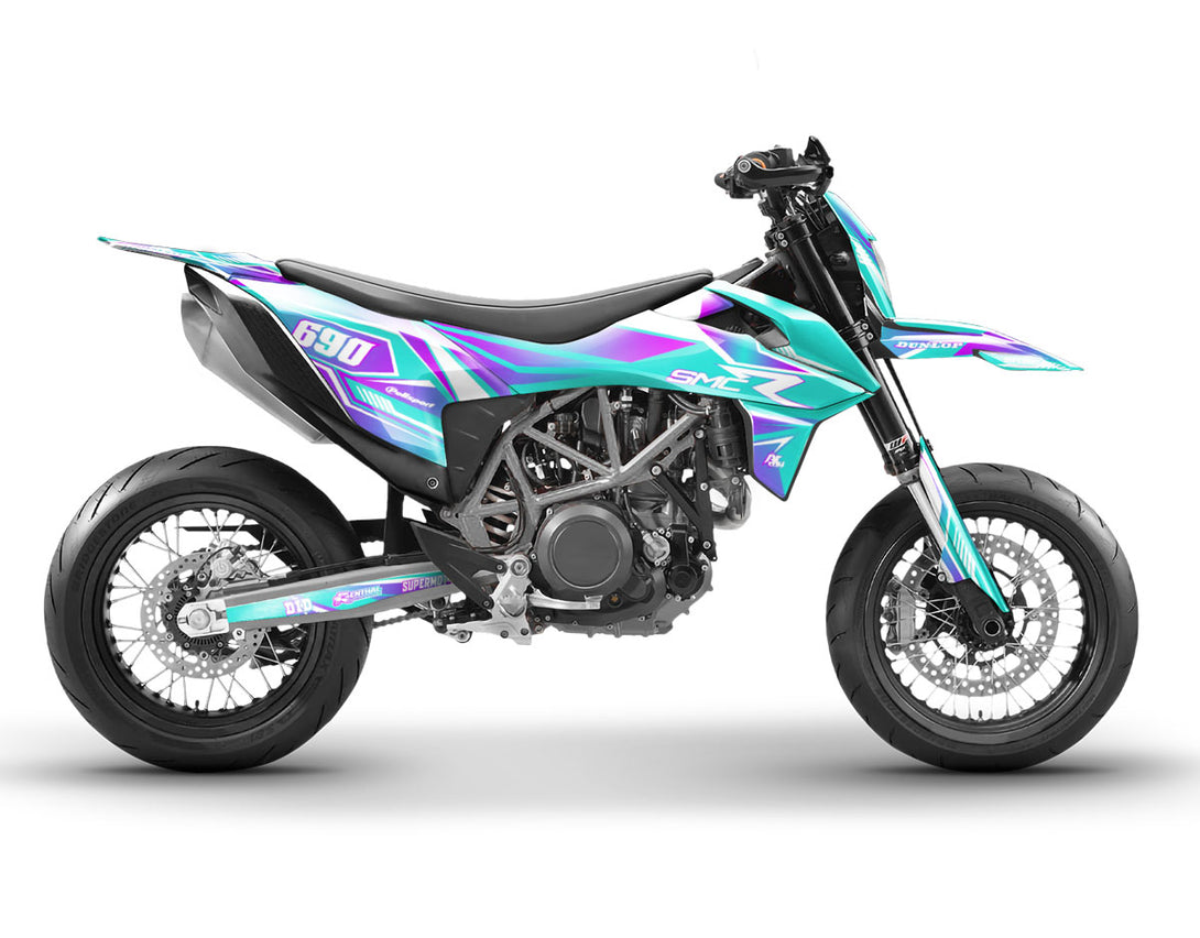 Kit déco KTM 690 SMCR 2019-2023 MX Sky