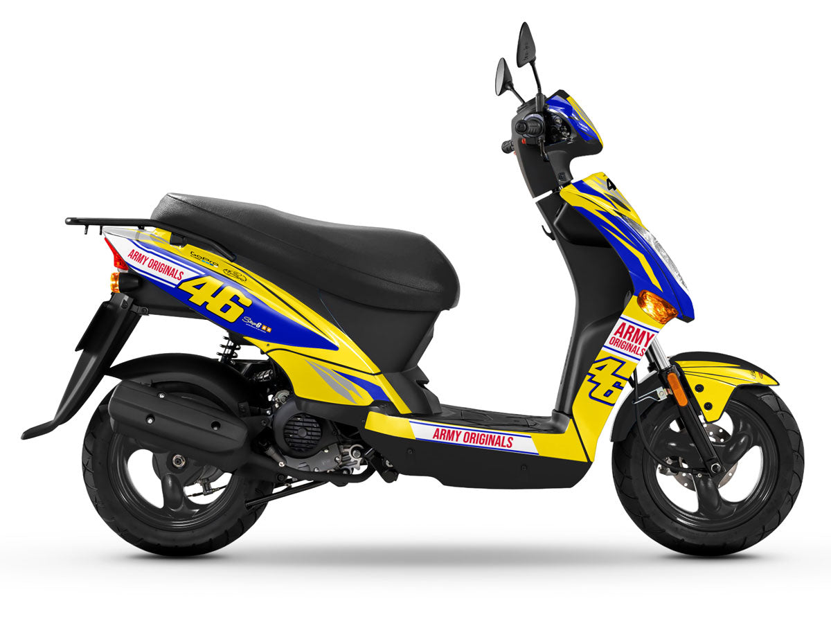 Kit pegatinas para scooter Kymco Agility 50 y 125cc Breil