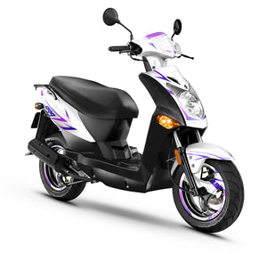 Kit déco scooter Kymco Agility 50 et 125cc Cold | autocollants moto | personnalisation 50cc | armysctv