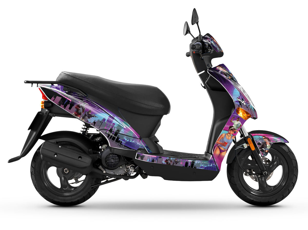 Dekor kit Scooter Kymco Agility 50 und 125cc Vice City