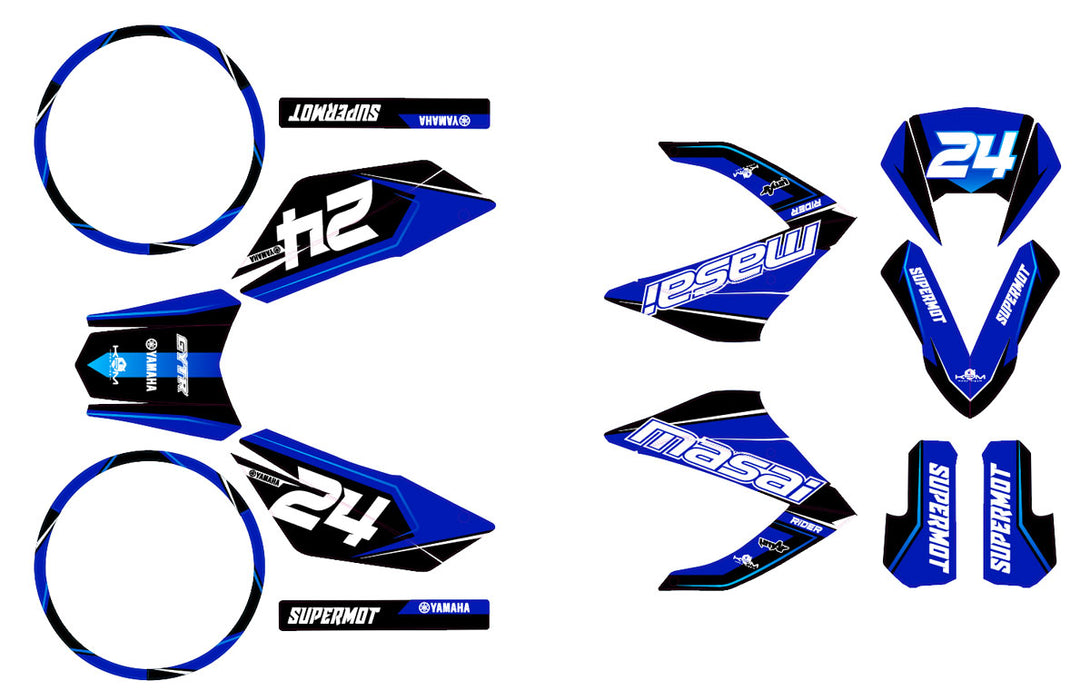 Kit déco 50cc Masai Razer 50 SM 2012-2025 Racing Spirit