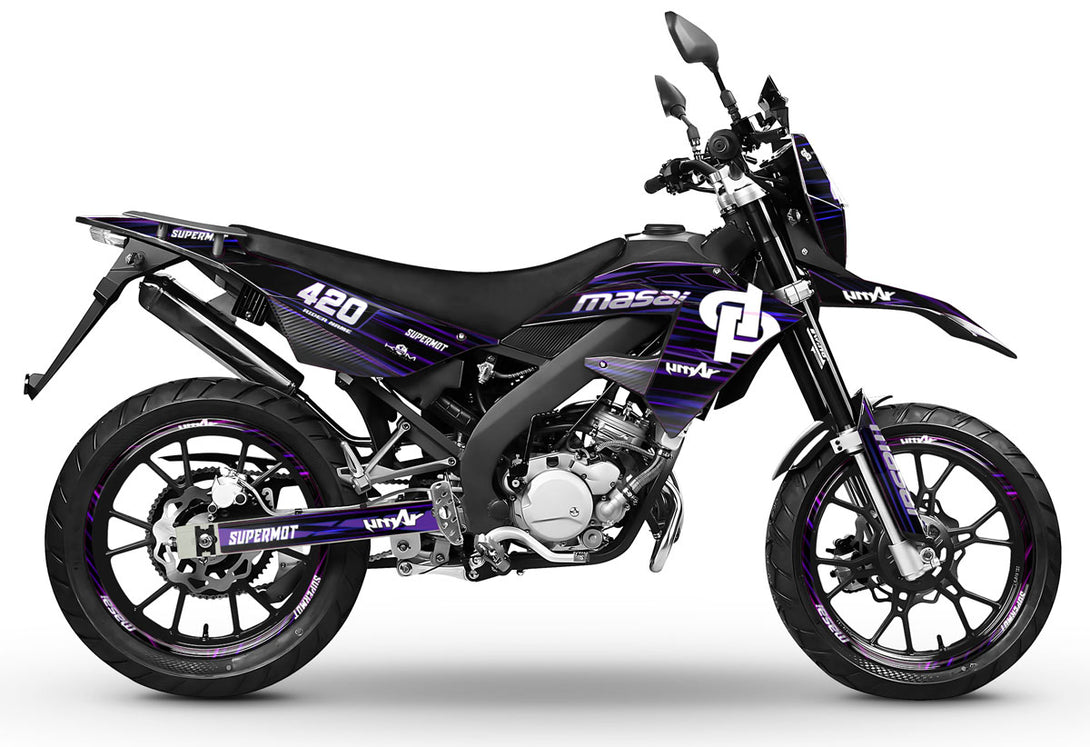 Kit déco 50cc Masai X-Ray 2019-2025 D'or et de platine