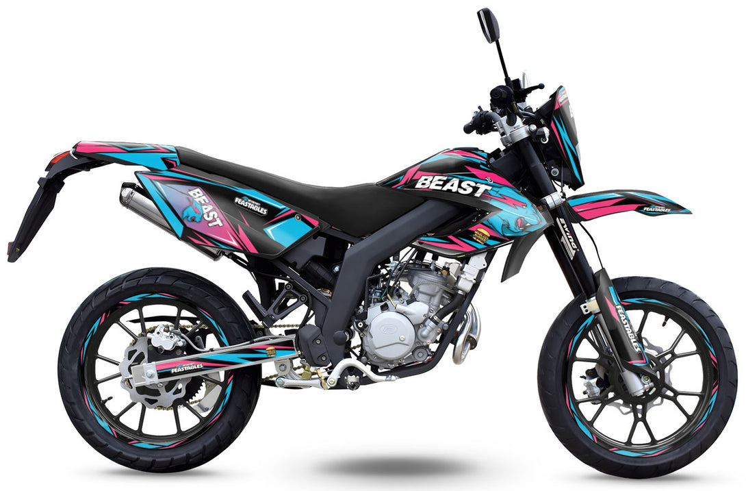 Kit déco 50cc Masai Razer 50 SM 2012-2025 Beast