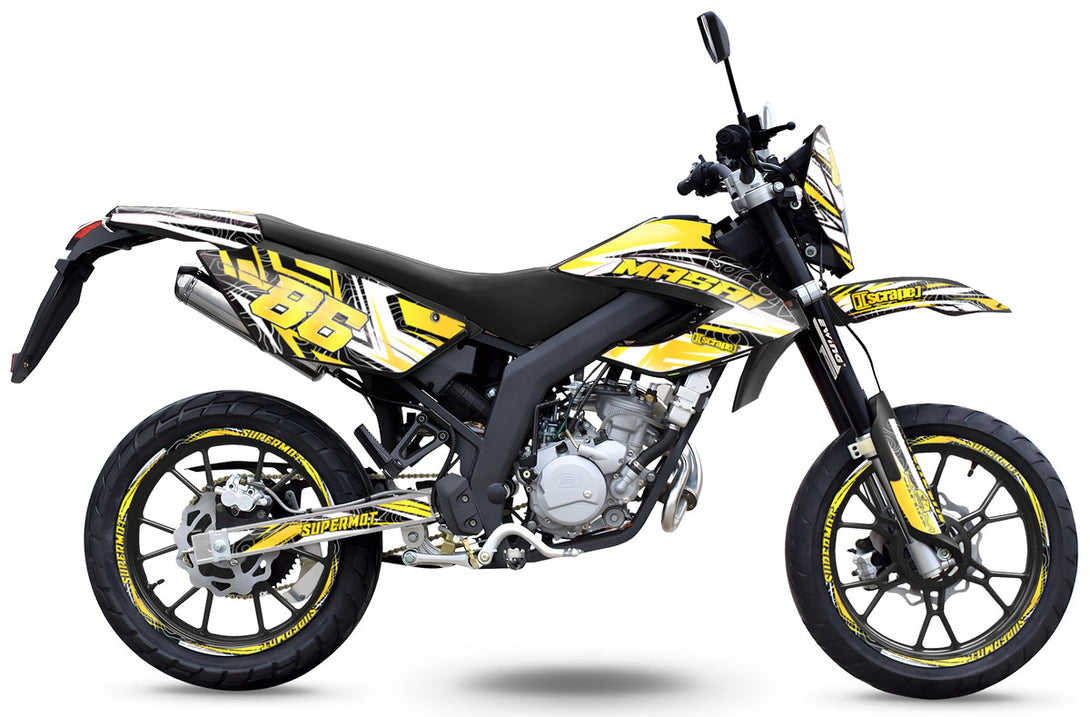 Kit déco 50cc Masai Razer 50 SM 2012-2025 Dorado