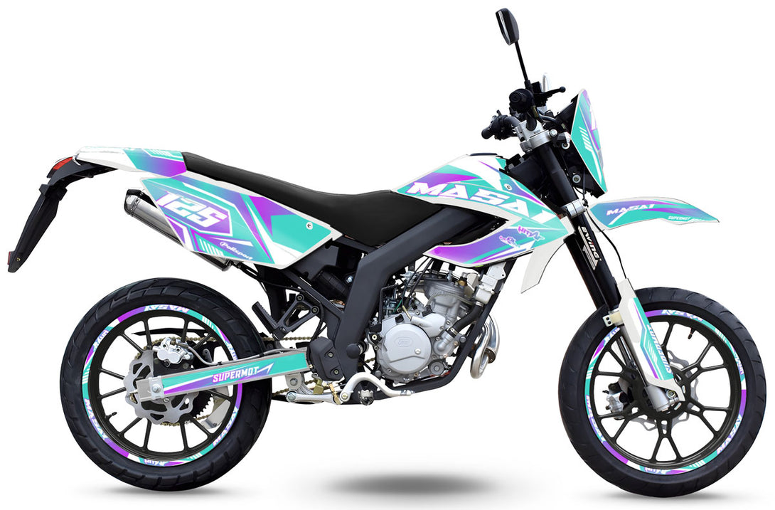 Kit déco 50cc Masai Razer 50 SM 2012-2025 MX Sky