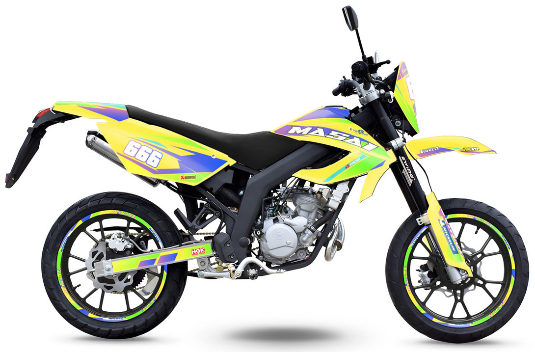 Kit déco 50cc Masai Razer 50 SM 2012-2025 Valentino