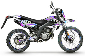 Kit pegatinas 50cc Masai Rider 2012-2025 Shiro | pegatinas para moto | personalización 50cc | armysctv