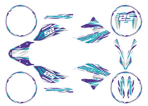 Kit déco 50cc Masai X-Ray 2019-2025 Complexity | autocollants moto | personnalisation 50cc | armysctv