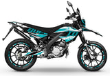 Kit déco 50cc Masai X-Ray 2019-2025 Courtesy | autocollants moto | personnalisation 50cc | armysctv