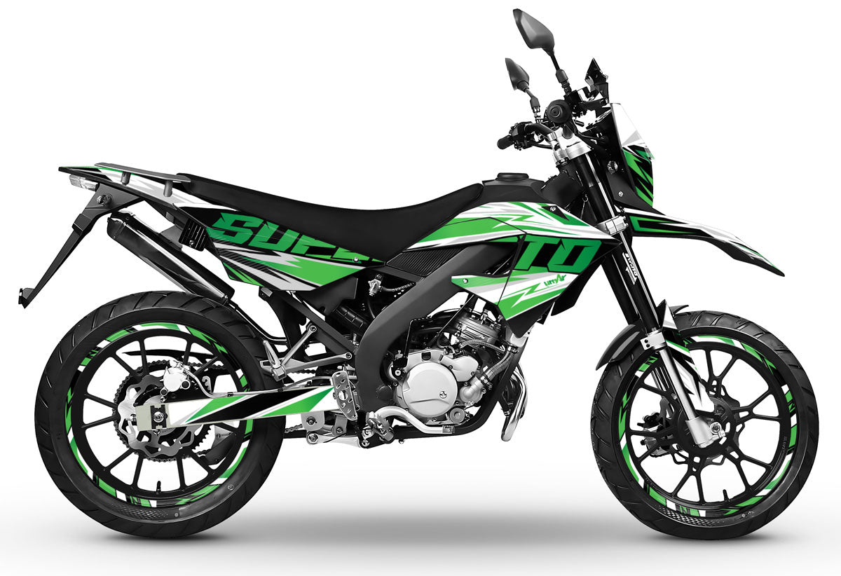 Kit déco 50cc Masai X-Ray 2019-2025 Courtesy | autocollants moto | personnalisation 50cc | armysctv