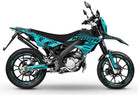 50cc Graphics kit Masai X-Ray 2019-2025 Greenline | motorcycle stickers | 50cc customization | armysctv