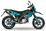 Kit déco 50cc Masai X-Ray 2019-2025 Greenline | autocollants moto | personnalisation 50cc | armysctv