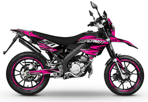 50cc Graphics kit Masai X-Ray 2019-2025 Illuzion | motorcycle stickers | 50cc customization | armysctv
