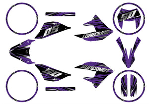 50cc Graphics kit Masai X-Ray 2019-2025 Illuzion | motorcycle stickers | 50cc customization | armysctv