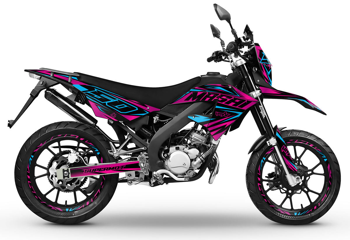 Kit déco 50cc Masai X-Ray 2019-2025 Metal Style | autocollants moto | personnalisation 50cc | armysctv