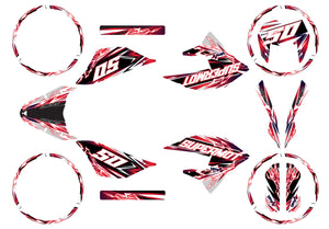 Kit déco 50cc Masai X-Ray 2019-2025 Shaker | autocollants moto | personnalisation 50cc | armysctv