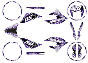 Kit déco 50cc Masai X-Ray 2019-2025 Shaker | autocollants moto | personnalisation 50cc | armysctv