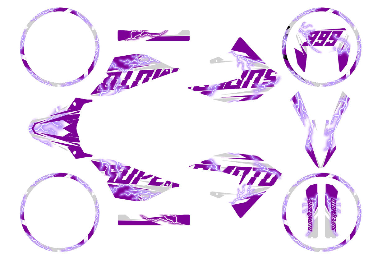 Kit déco 50cc Masai X-Ray 2019-2025 Superlight | autocollants moto | personnalisation 50cc | armysctv