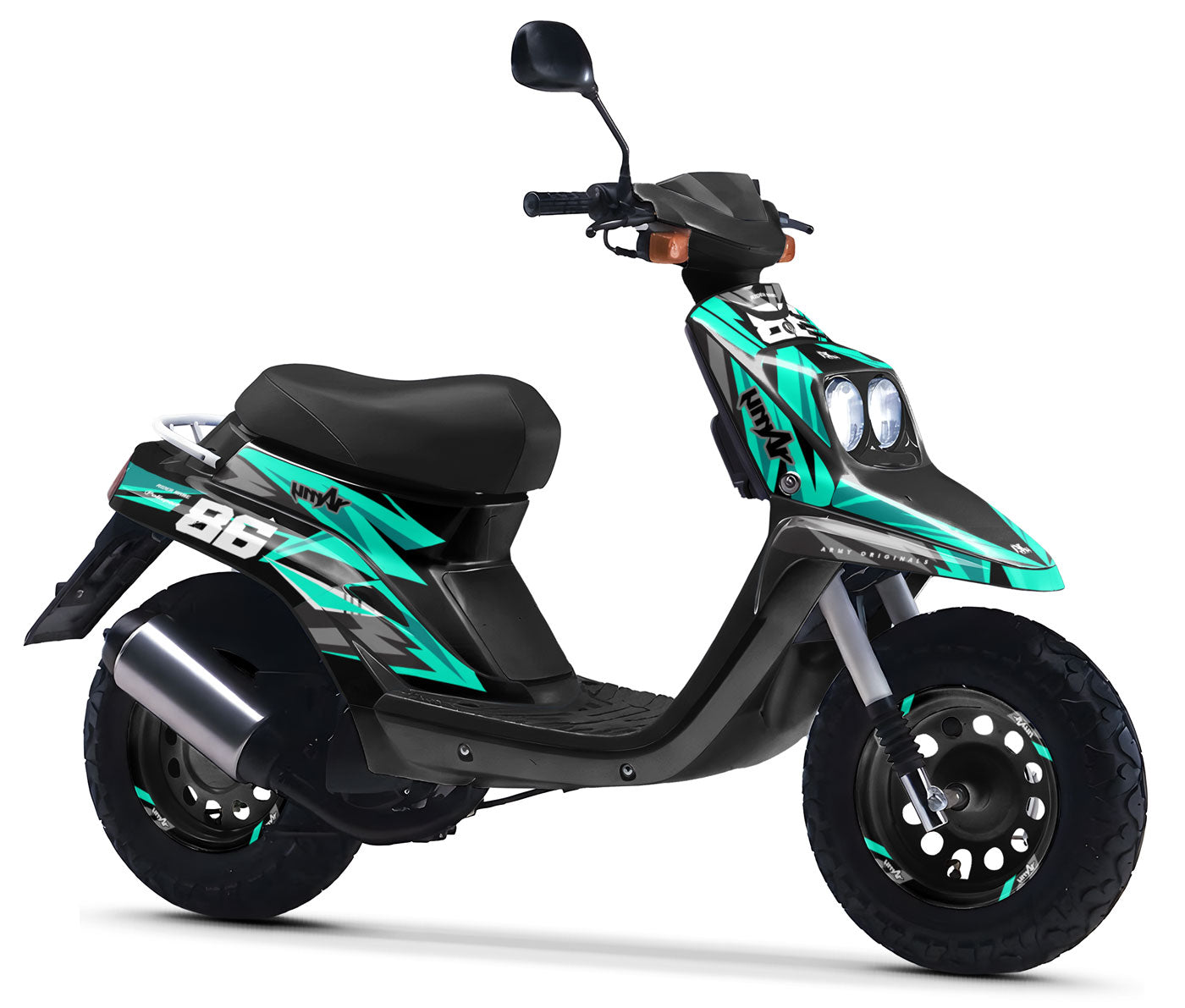 50cc Graphics kit MBK Booster / Yamaha BW's 1990-2003 Frost