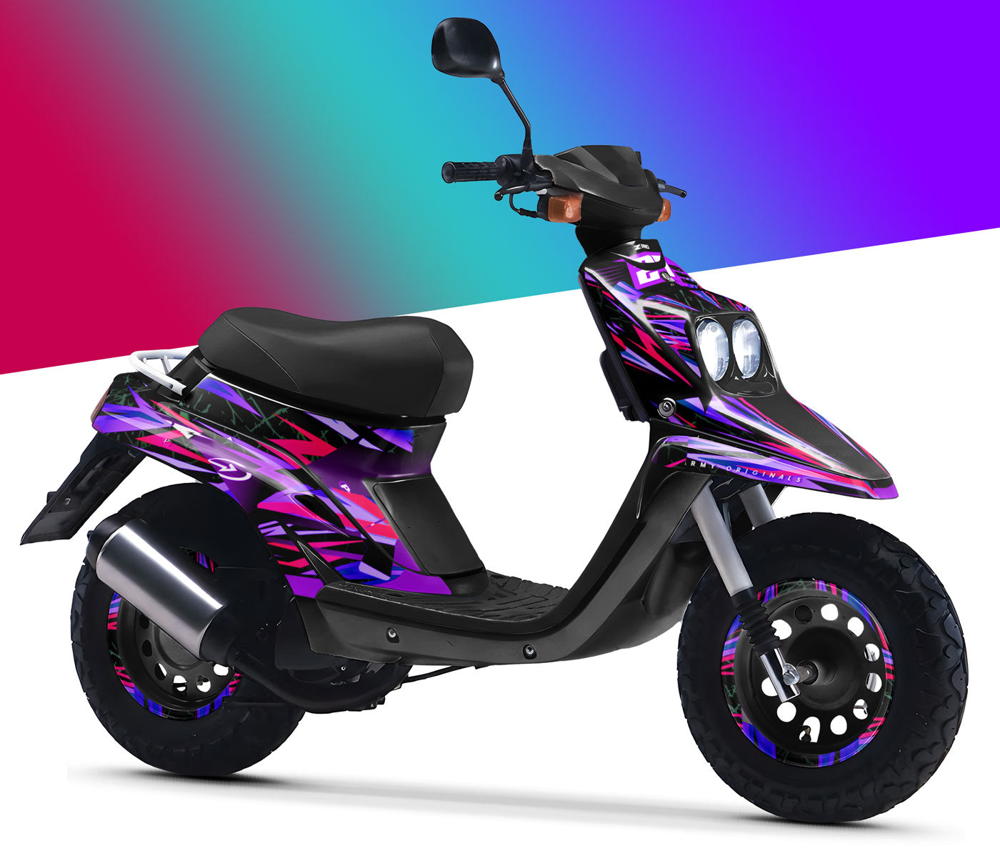 Graphics kit 100% custom MBK Booster / Yamaha BW's 1990-2003