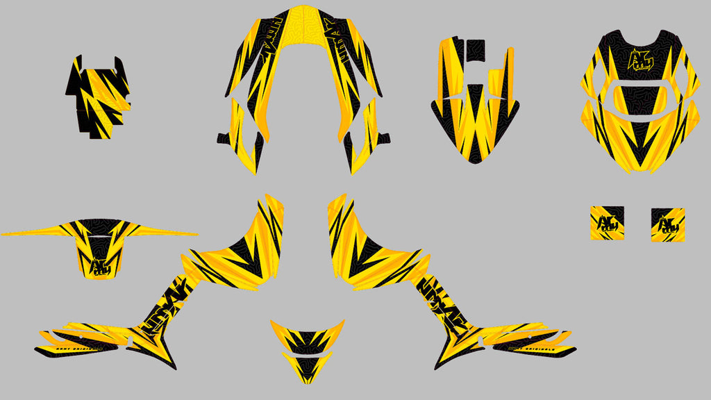 Kit pegatinas MBK Booster RX BCD/Yamaha BW's RX BCD Delta