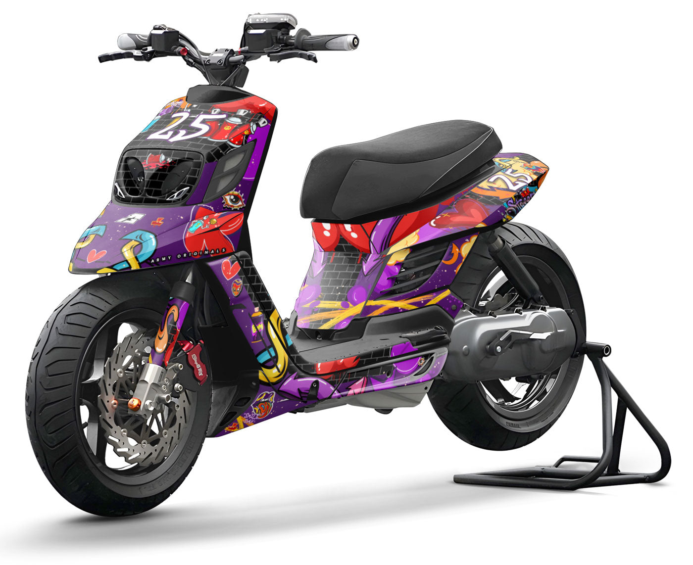 Graphics kit MBK Booster RX BCD/Yamaha BW's RX BCD Street style