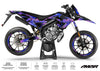 Kit pegatinas 50cc Derbi Senda x-treme 2018-2025 Mensaje estrella