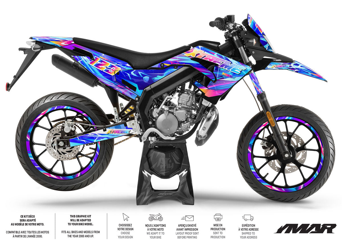 Kit déco 50cc Derbi Senda x-treme 2018-2025 Ultravector