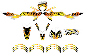 Kit déco Rieju MRT 50cc 2022-2025 Courtesy | autocollants moto | personnalisation 50cc | armysctv