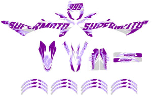 Kit déco Rieju MRT 50cc 2022-2025 Lighters | autocollants moto | personnalisation 50cc | armysctv