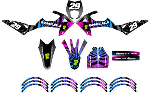 Dekor kit Rieju MRT 50cc 2022-2025 Wirbel | Motorradaufkleber | 50cc Personalisierung | armysctv