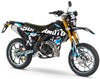 Kit pegatinas Rieju MRT 50cc 2022-2025 Visión | pegatinas para moto | personalización 50cc | armysctv