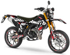 Kit pegatinas Rieju MRT 50cc 2022-2025 Visión | pegatinas para moto | personalización 50cc | armysctv
