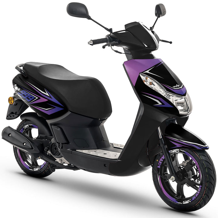 Graphic decals Peugeot Kisbee Cold scooter (2010-2017) Icy and