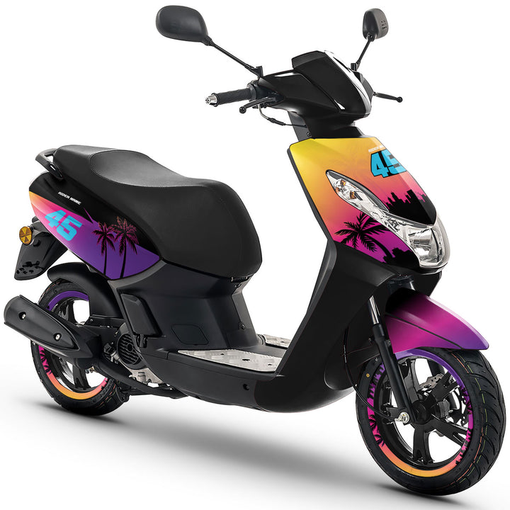 Graphics kit Peugeot Kisbee scooter 2010-2017 Miami