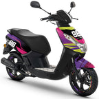 Kit déco scooter Peugeot Kisbee 2010-2017 Neon | autocollants moto | personnalisation 50cc | armysctv