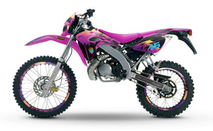 Kit déco 50cc Peugeot XPS Street Evo 2 (2004-2008) Miami | autocollants moto | personnalisation 50cc | armysctv