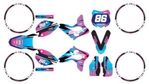 Kit déco 50cc Peugeot XPS Street Evo 2 (2004-2008) Blast | autocollants moto | personnalisation 50cc | armysctv